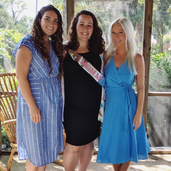 J. Crew Linen Wrap Midi Dress Blue XS - Picture 12 of 12